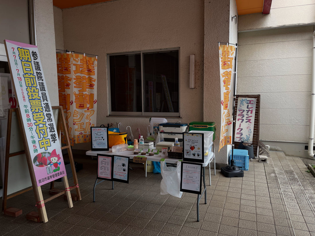 選挙割マルシェに参加しました。